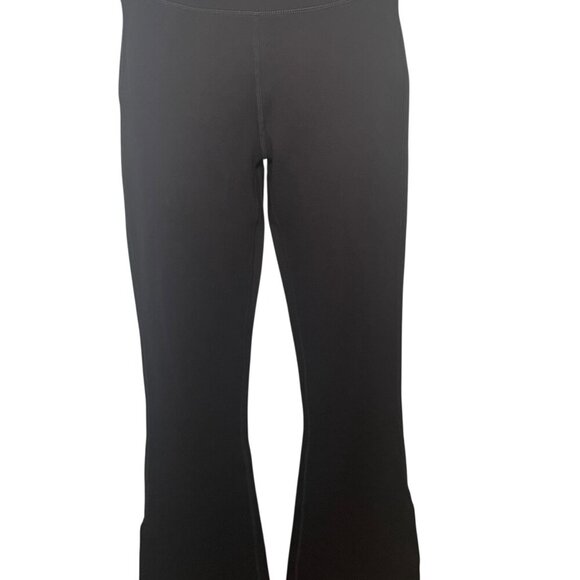 Addison Bay Colleen Black Flare Pants with Side Slit Size Small NWT - Picture 5 of 7